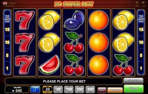 A fruit themed slots game